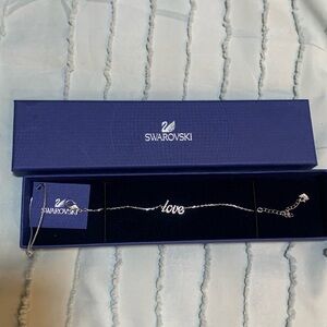 Swarovski bracelet with box and tag